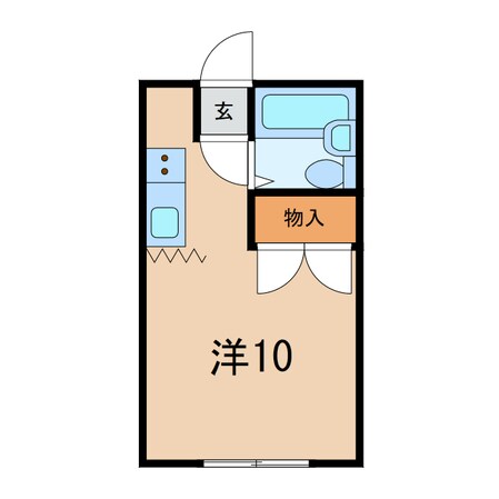 ノースハイツの物件間取画像